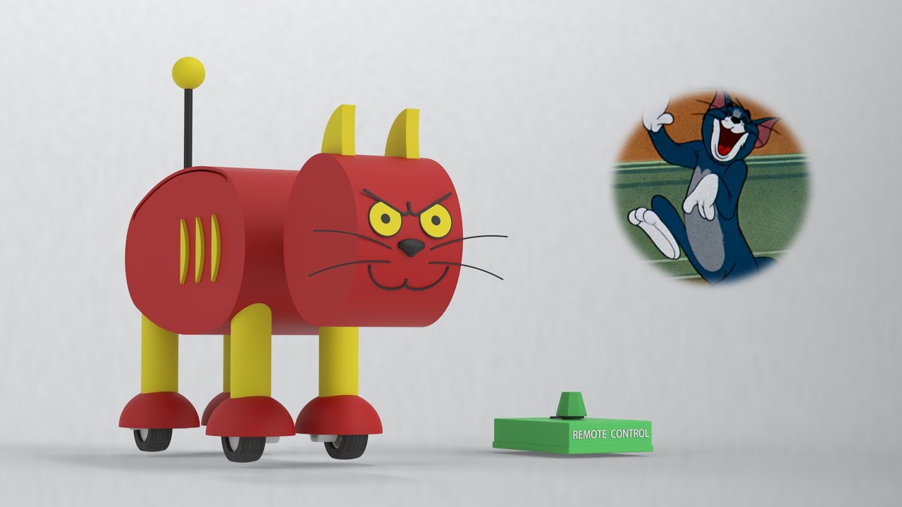 DIY the REAL Mechano Robot Cat from Tom and Jerry! //preview