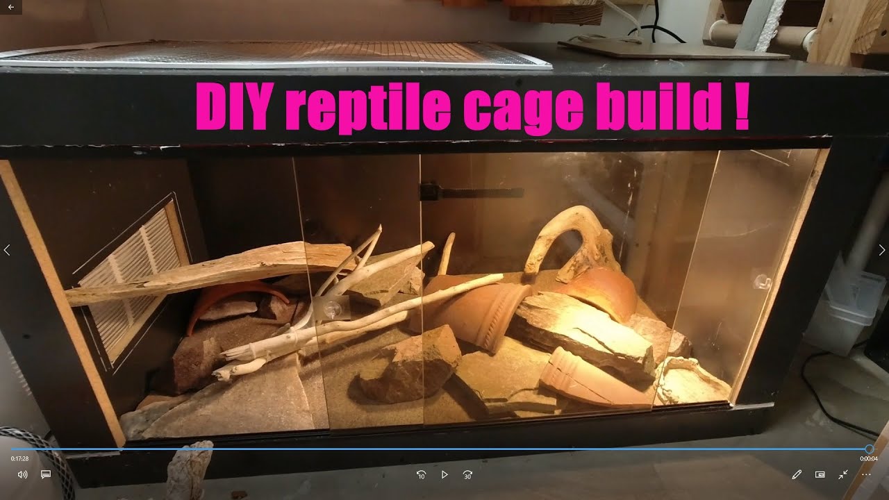 DIY reptile cage build