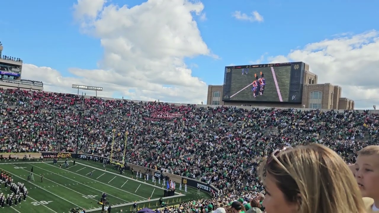 Notre Dame Band of the Fighting Irish  - NIU pregame show 9-7-24