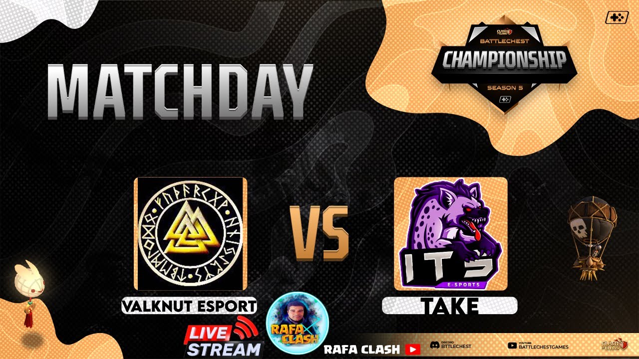 Battlechest Championship ro64 - Valknut eSport  🆚  Take  - Clash Of Clans