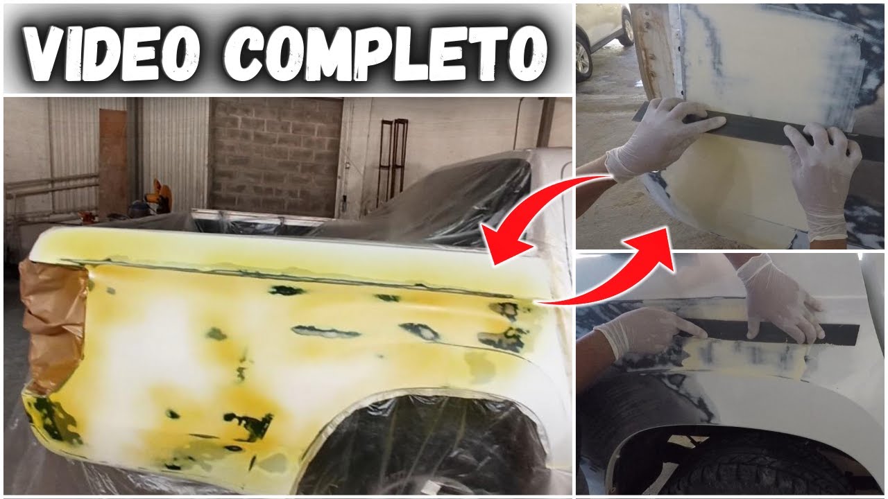 QUER APRENDER a massa com REGUA? Passando massa com regua na lateral TRITON cheio de vincos