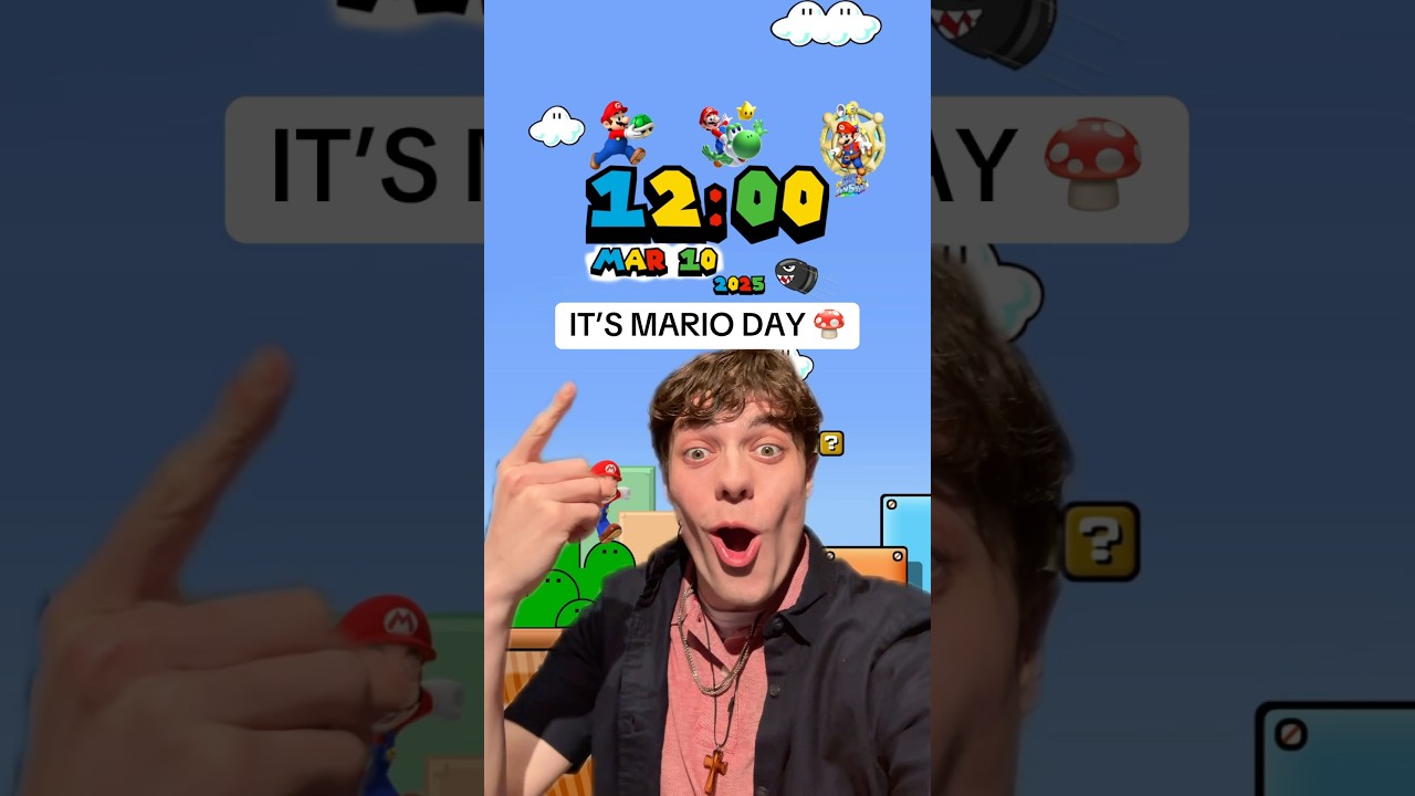 IT&rsquo;S MAR10 DAY 🍄 @NintendoAmerica