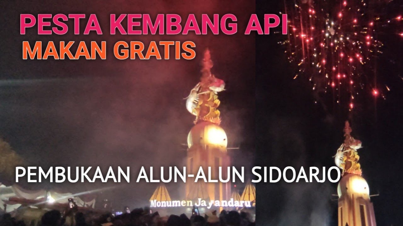Tasyakuran Jelang Pembukaan Alun-alun Sidoarjo.. Borong Dagangan PKL