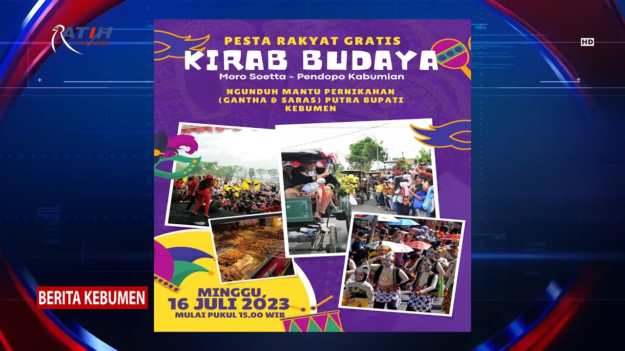 Minggu 16 Juli 2023, Bupati Kebumen Ngunduh Mantu dengan Pesta Rakyat