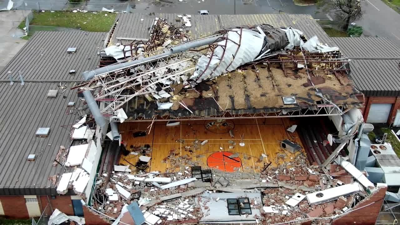 President Trump, first lady tour hurricane-ravaged areas