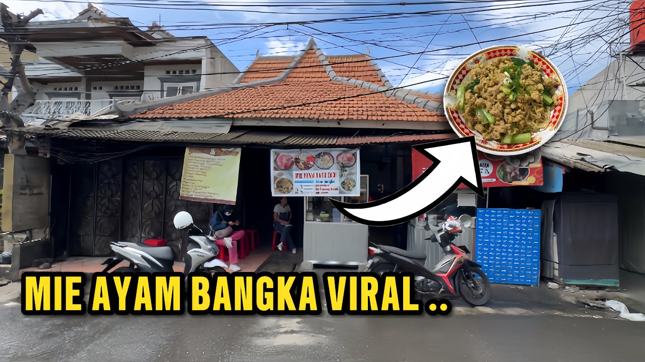 MIE AYAM BANGKA YANG VIRAL DI MERUYA SELATAN , JAKARTA BARAT ,, MURAH BANGET CUMA 15.000 ‼️