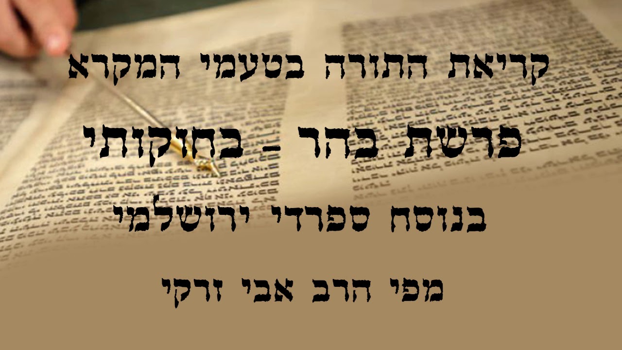 הרב אבי זרקי- קריאת התורה פרשת 