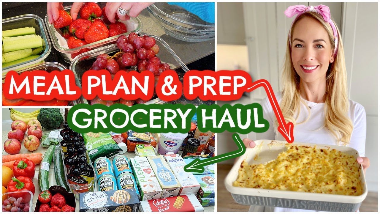 MEAL PLAN, MEAL PREP & GROCERY HAUL |  FAMILY OF 5 - EASY MEALS  |  Emily Norris