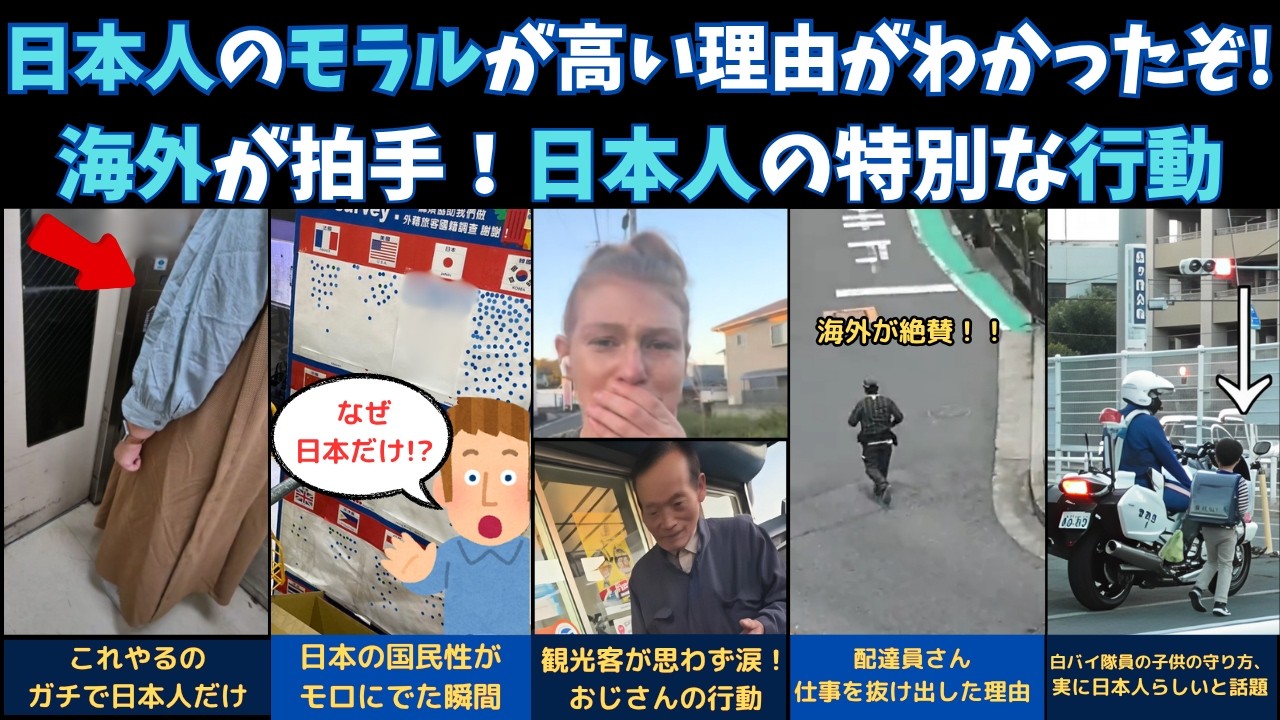 「日本人のモラルは高すぎないか！？」海外が拍手した、日本人の特別な行動5選