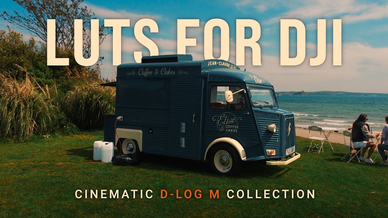 LUTS for DJI Osmo Action D-LOG M - Standard to Cinematic! (2025)