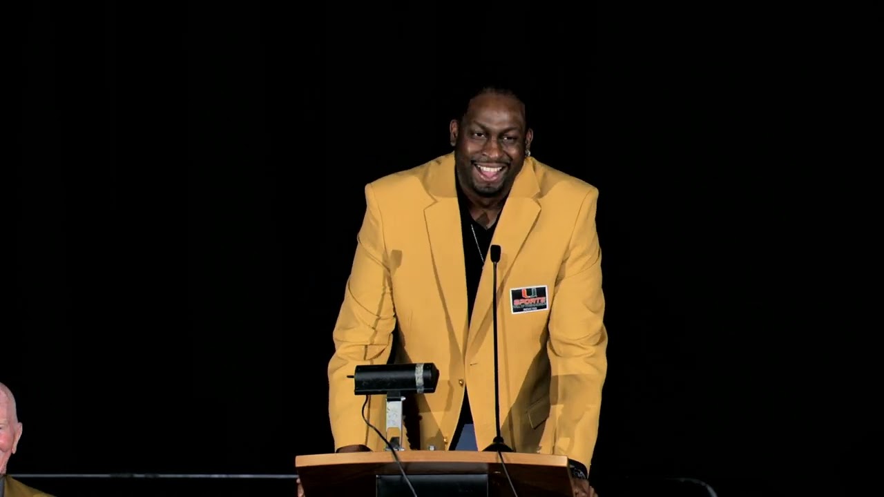 Darius Rice acceptance speech - University of Miami Sports Hall of Fame and Museum