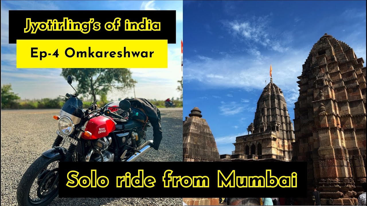 (EP-4) Mumbai to Omkareshwar Solo Bike Ride via Grishneshwar | Jyotirling Trip of India on Bike