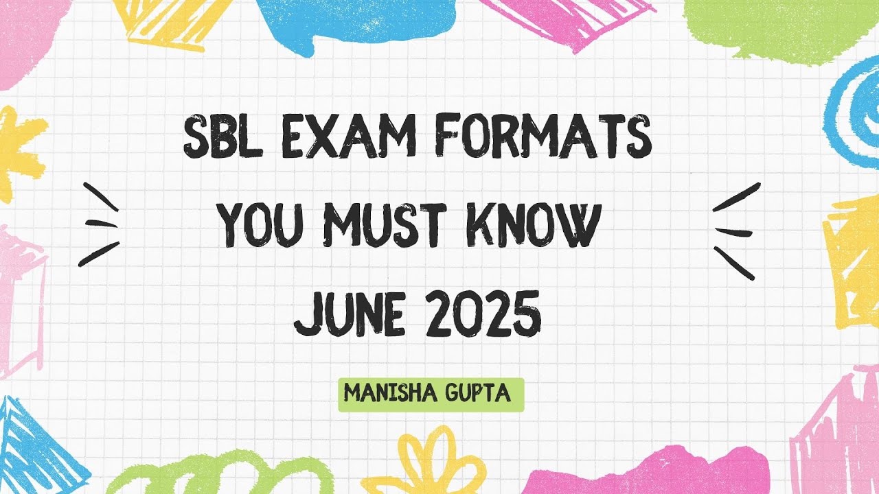 Most Common Answer Formats in SBL Exam | Be Ready for ACCA June 2025”
