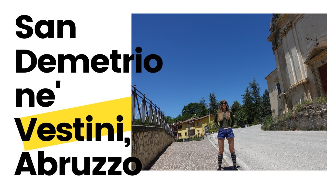 San Demetrio ne'Vestini, ABRUZZO, ITALY. CASENTINO, Sant'Eusanio Forconese, valle dell'Aterno HIKE ⛰