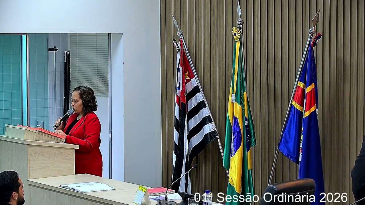 01ª SESSÃO ORDINARIA 2026 DA CAMARA MUNICIPAL DE CESÁRIO LANGE