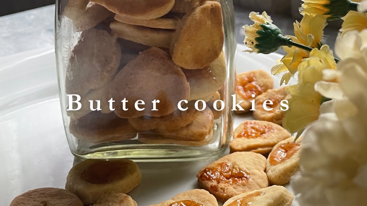 බටර් කුකිස් හදමු! | Butter cookies | 5 Ingredients only!