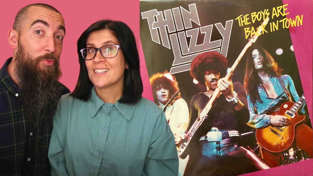 Thin Lizzy - The Boys Are Back in Town (РЕАКЦИЯ) с моей женой