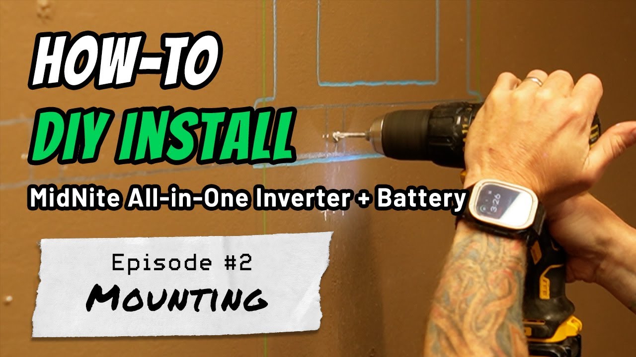 How to Wall Mount Midnite AIO Inverter + MNPowerflo16 | DIY Solar How-to Installation Series | Ep. 2