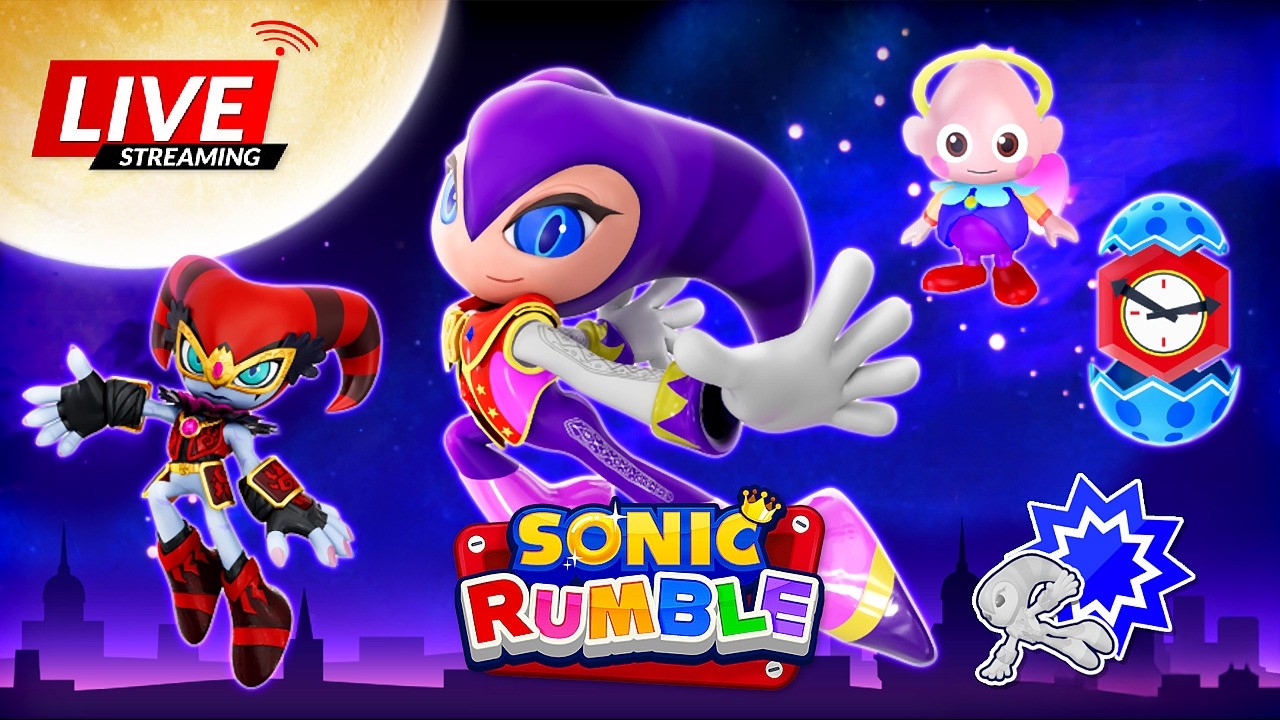 🔴 BIG NEWS + NiGHTS EVENT - SONIC RUMBLE • LIVE