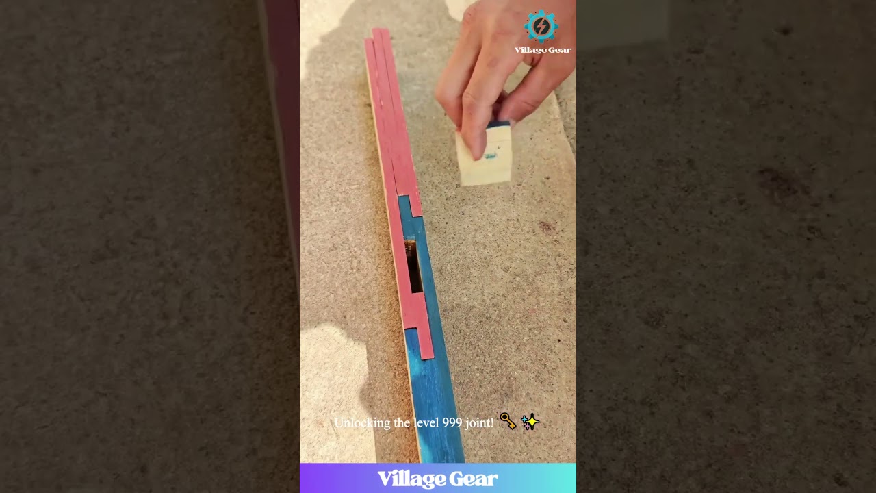 Unlocking the IRL Minecraft Skill Level 999! 🎮 These Wooden Tetris Pieces Are Mind-Bending! 