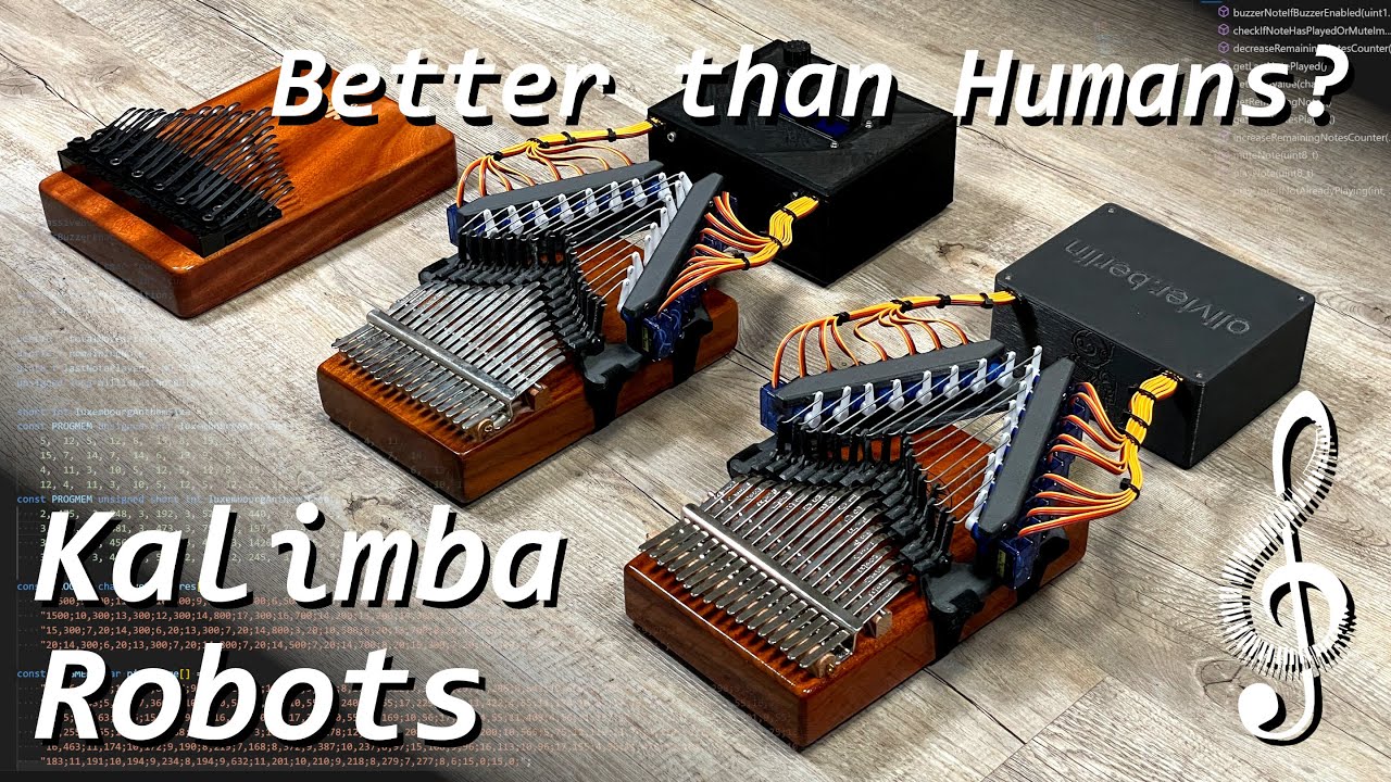 The Best Arduino Powered Kalimba playing Robots in the World!