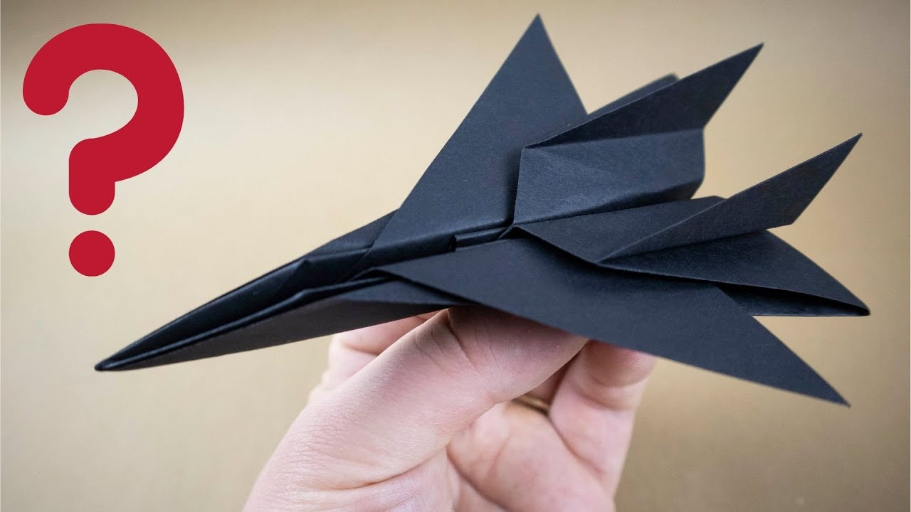 Wie man Kämpfer aus Papier | Papierflieger Selbst Basteln | F-15