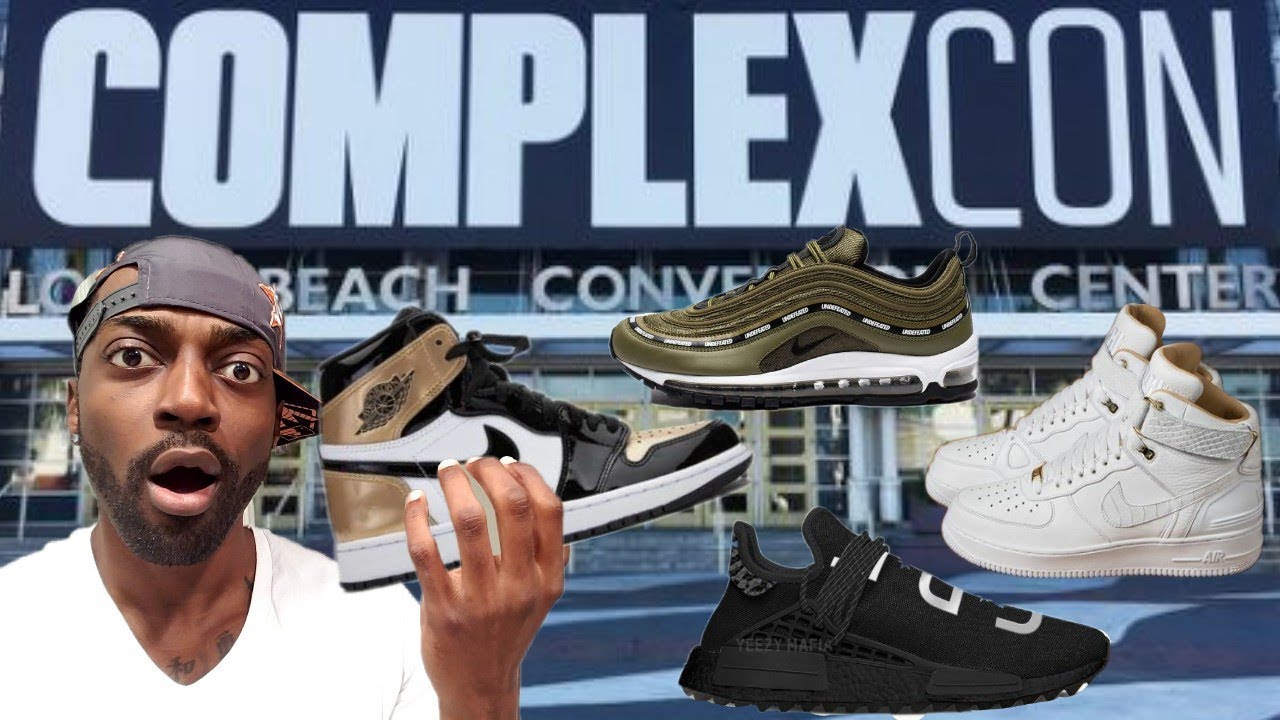 2017 COMPLEXCON EXCLUSIVE JORDAN 1 TOP 3 GOLD, ADIDAS NMD NERD, JUST DON AIR FORCE 1 REACTION VIDEO