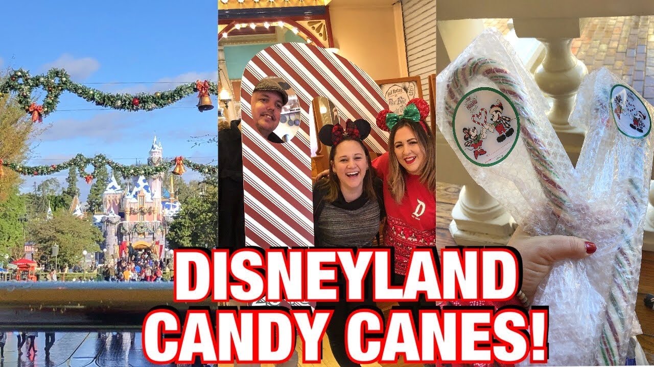 Disneyland Candy Canes! We Celebrate Mint Day with Rides, Fun, New Food & Eat Everything Peppermint!