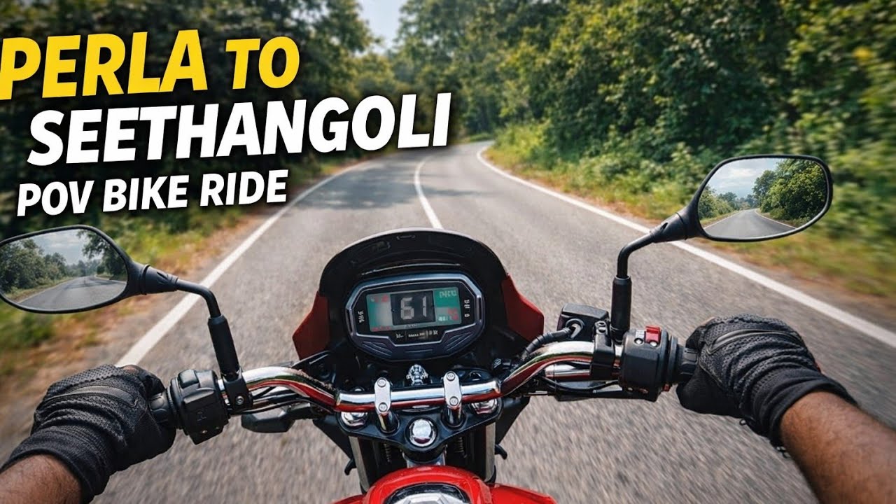 POV bike ride | Perla to Seethangoli | Kerala - Gods own country |