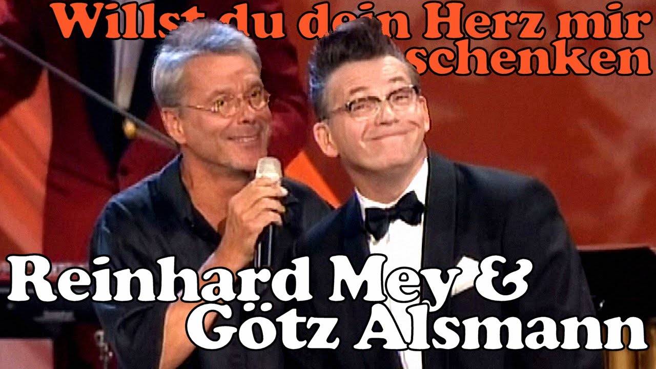 Reinhard Mey & Götz Alsmann - Willst du dein Herz mir schenken (TV-Auftritt 2006)