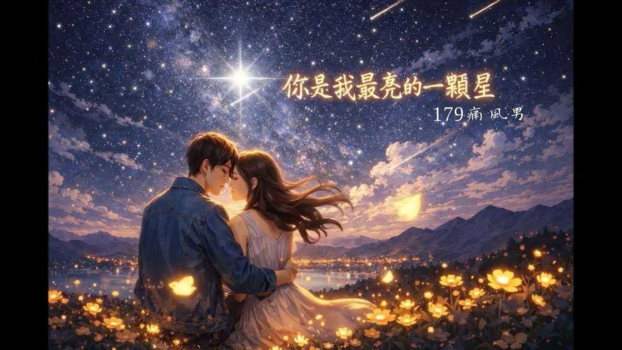 179痛風男-你是我最亮的一顆星『你是我最亮的一顆星，在人海之中多稀有的風景，這一次啊，我一定好好珍惜』 （動態歌詞）