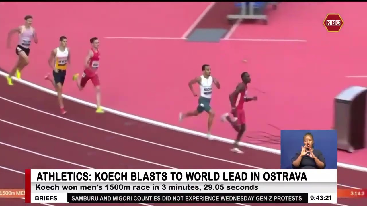 Athletics I Rising youngster Koech blasts to a World Lead in Ostrava