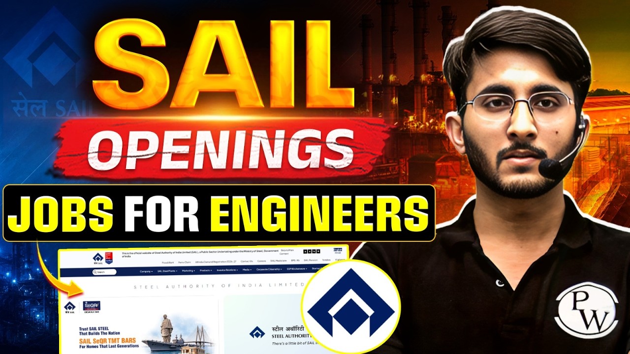 SAIL Engineer Openings 2026 | Engineer Vacancies | Eligibility, Salary & Last Date