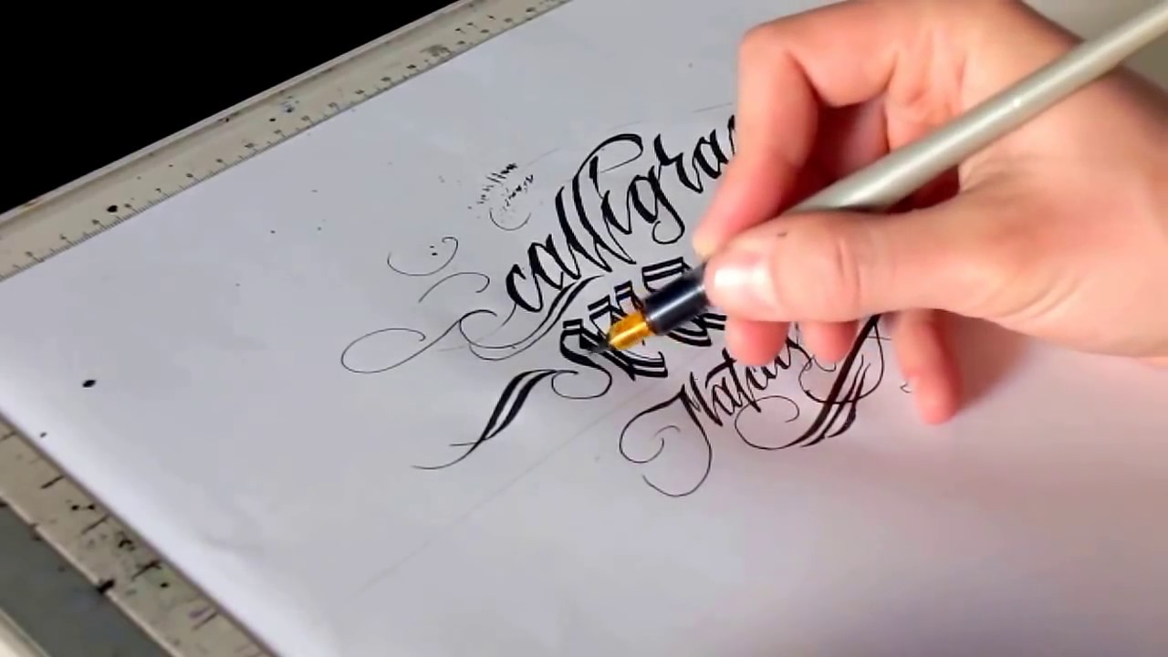 How to write Calligraphy Masters with Pilot Parallel pen by Mateusz Wolski/WLK