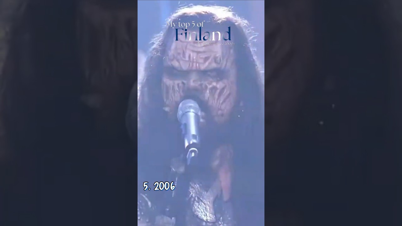 My top 5 of Finnish entries in ESC 