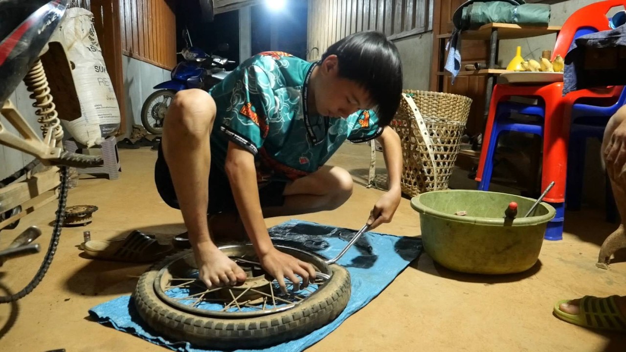 ลองวิชาช่างเซ๊ง ถอดยางเส้นเดียว30นาที ลูกค้าปวดหัวแน่ ?