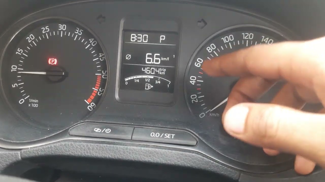 Skoda Rapid 2017-2021 Odometer explanation | Mileage Meter | Digital Speedometer | Cruise Control