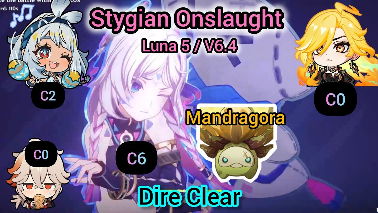 Citlali Carry Me - Vaporize/melting the Hexadecatonix Mandragora - [Stygian Onslaught Luna V / 6.4]