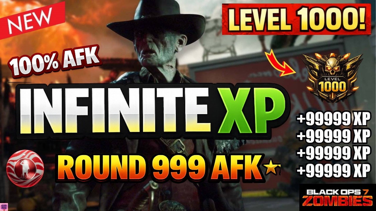 *NOWY* ZEPSUTY GLITCH NA NIESKOŃCZONE XP W BO7! SOLO AFK POZIOM 1000 + RUNDA 999 GODMODE | BO7 ZO...