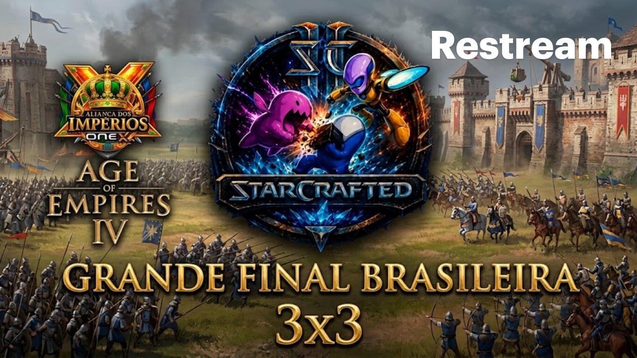Kelazhur, Eriking e Sektor Tentam Conquistar o Age of Empires 4 Brasileiro!