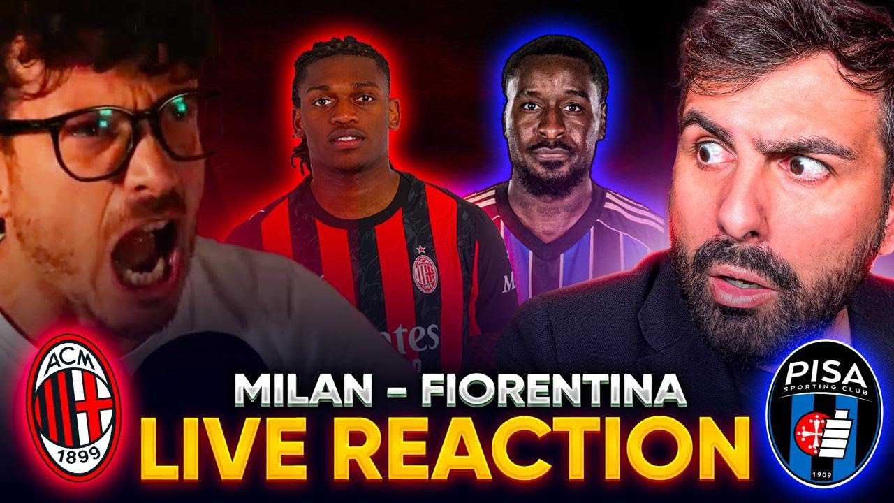 MILAN - PISA | LIVE REACTION IMPERDIBILE feat STEVE