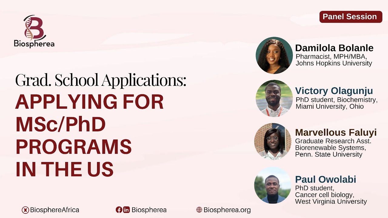 Applying to MSc, PhD Programs in the US