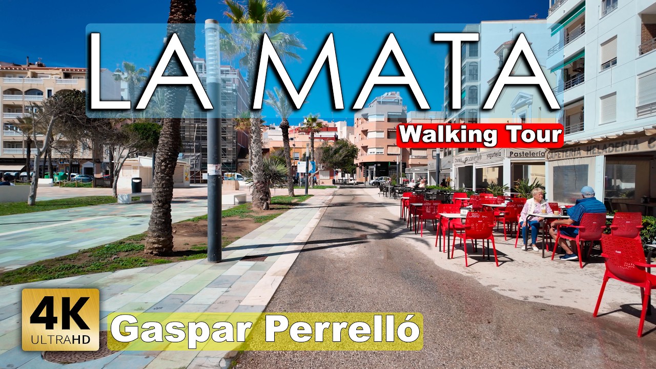 La Mata (Gaspar Perrelló 2025) - Torrevieja, Spain | Costa Blanca - Walking tour [4k 60fps]