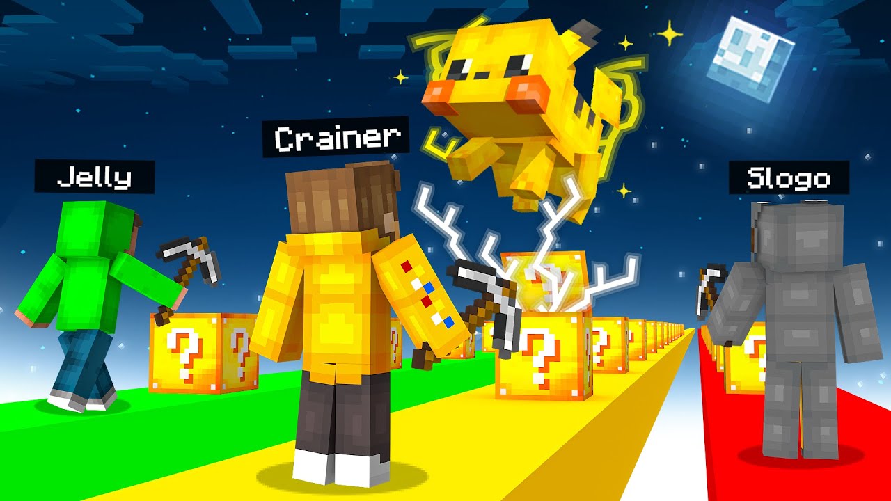 Minecraft POKÉMON Lucky Block RACE!
