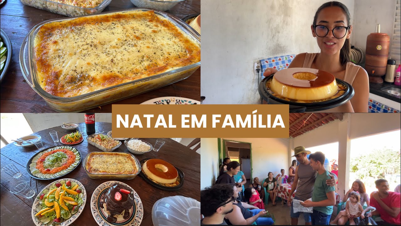 PREPARAMOS MUITAS DELÍCIAS PRO ALMOÇO DE NATAL| TIVEMOS AMIGO SECRETO COM A FAMÍLIA 