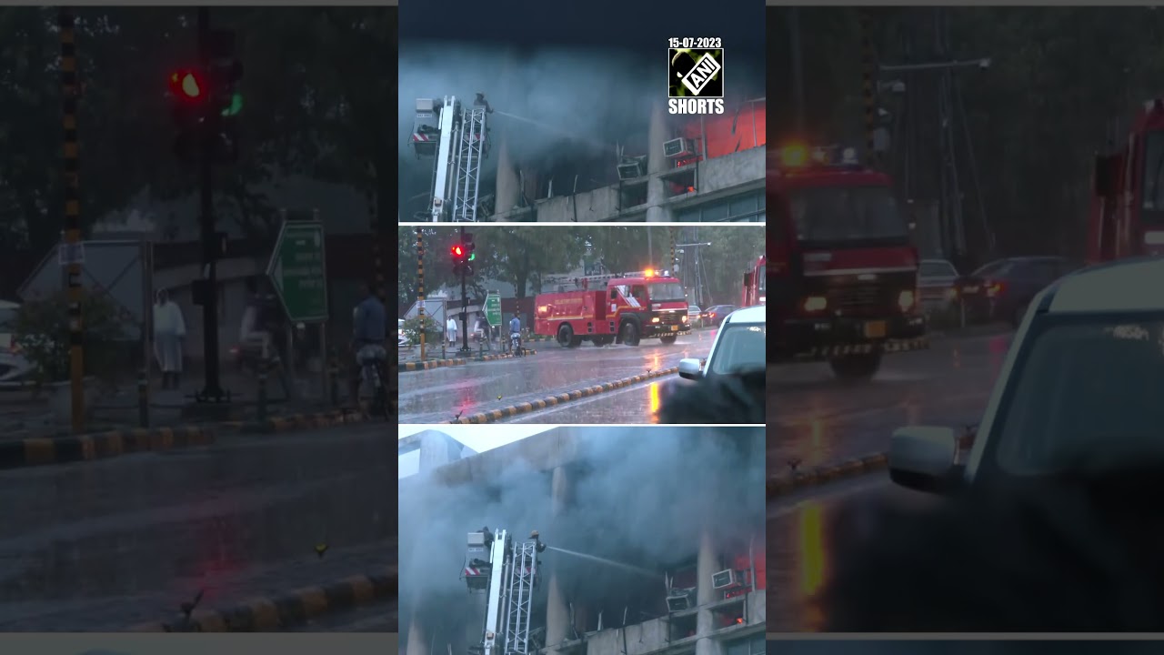 Delhi: Massive fire breaks out on 9th floor of DCM Building in Connaught Place