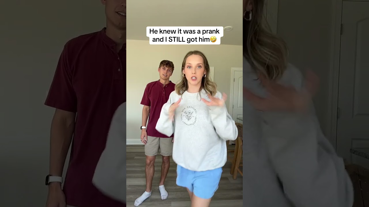 Hilarious dance prank on husband 🤣