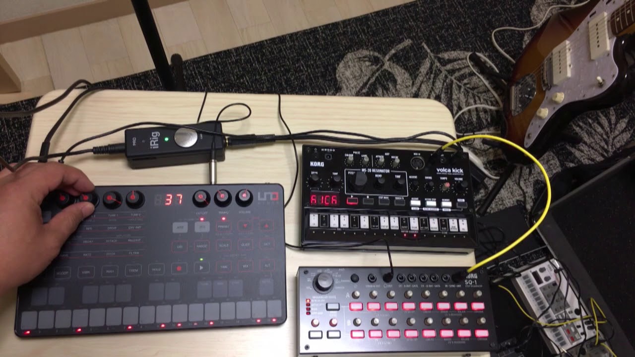 UNO Synth & volca kick with SQ-1