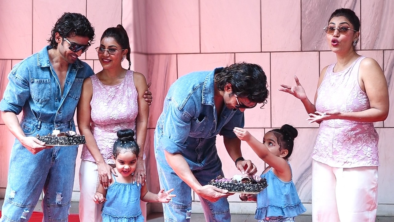 Gurmeet Choudhary Celebrate His Birthday With Wife Debina Bonnerjee And Daughter Lianna 