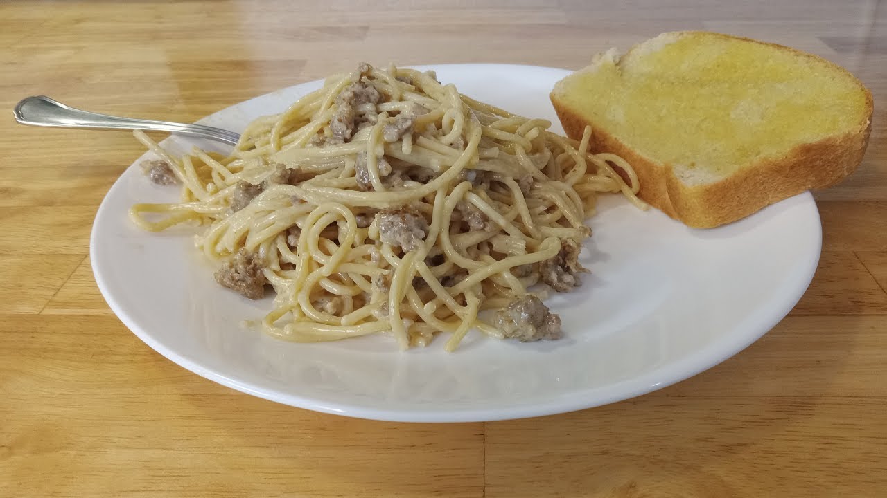 My first time making Sausage-Noodle Awesome
